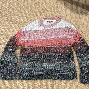 knitted multicolor sweater